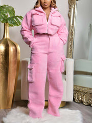 Fleece Pocket 2PC Set