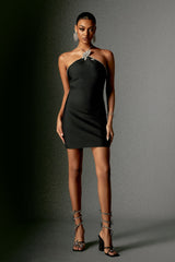 Robe mini bandage dos nu 