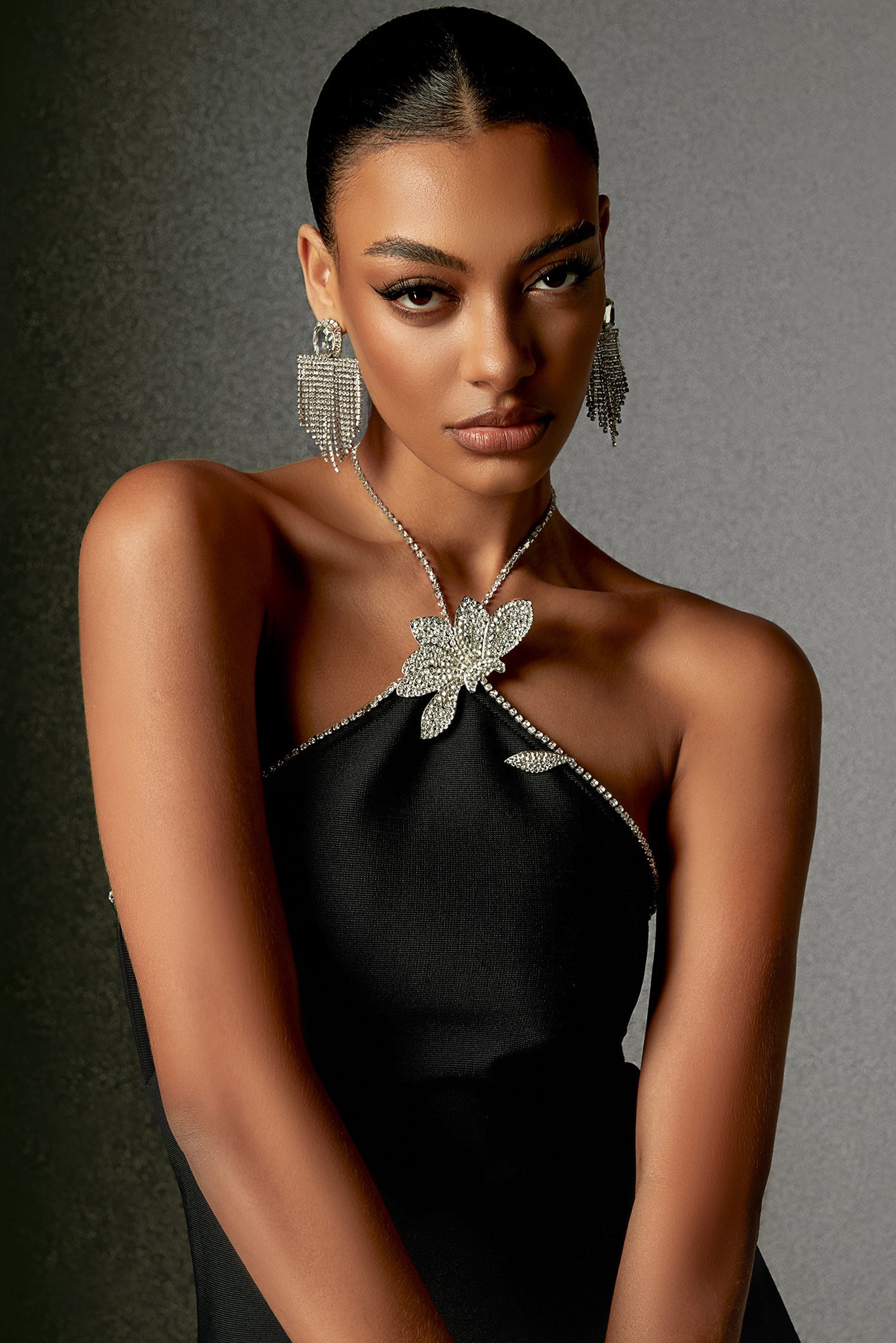 Robe mini bandage dos nu 
