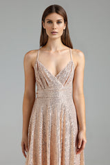 Robe mini sans manches à sequins 