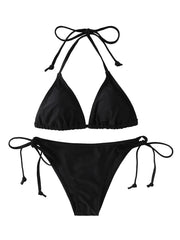 Fashion Swimsuit Bikinis Set Triangle Swimwear Stringwear Thong One Piece Biquini