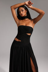 Sleeveless Hollow Out Maxi Dress