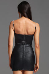 Sleeveless Diamond Mini Corset