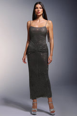 Diamond Sleeveless Maxi Dress