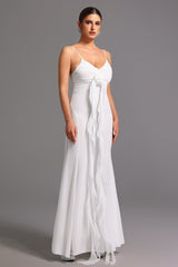 Robe longue sans manches à décolleté plongeant et imprimé floral