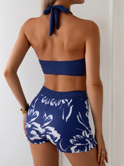 Trendy Printed Bikini Set Two Piece Swimsuit Adjustable Straps & Swimwear Two Pieces
