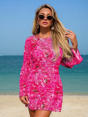 Cross-border Sale Bikini Set 3pcs Two Piece with Cover Up Sundress Bikini Sets