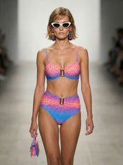 Triangle Two Piece Bikini Set Panties Swimsuit Pool