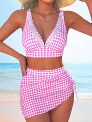 Swimmingwear Two Piece Bikini Set Sporty Racing Swimwear