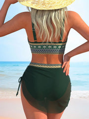 Swimmingwear Two Piece Bikini Set Sporty Racing Swimwear