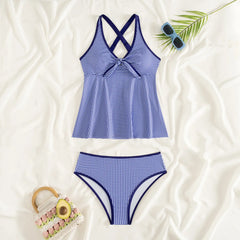 Two Piece Bikini Set Tummy Controled Swimwear