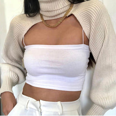 Stylish Personality Backless Sweater