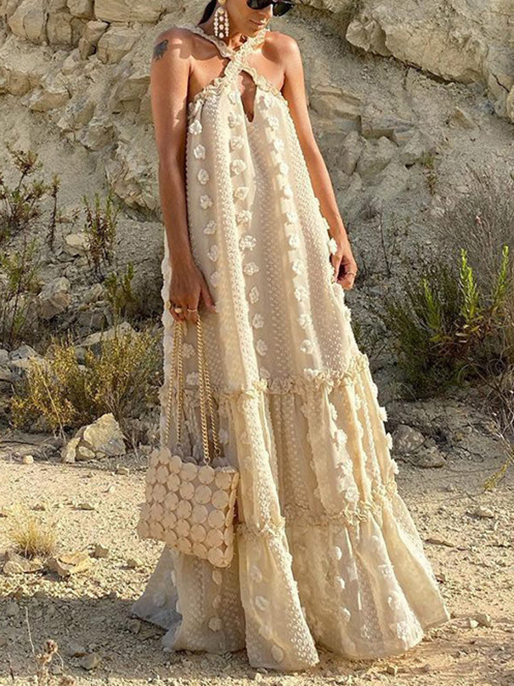 Halter Floral Dresses
