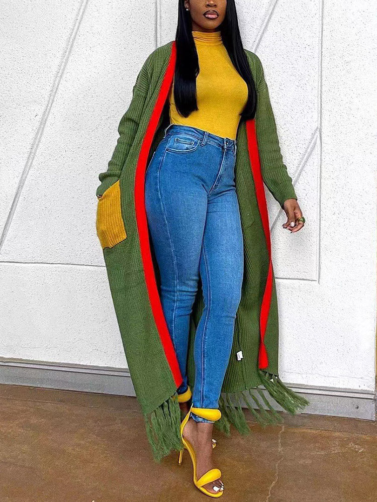 Knitted Tassel Cardigans