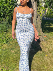 Floral Bustier Sundress