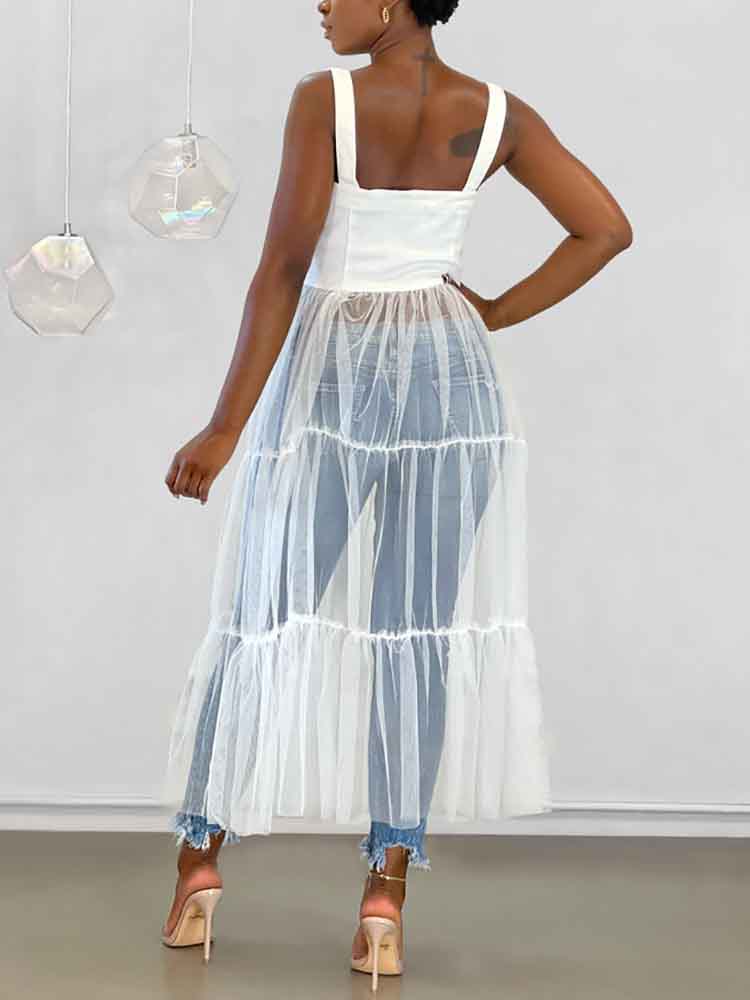 Tulle Tunic Tops