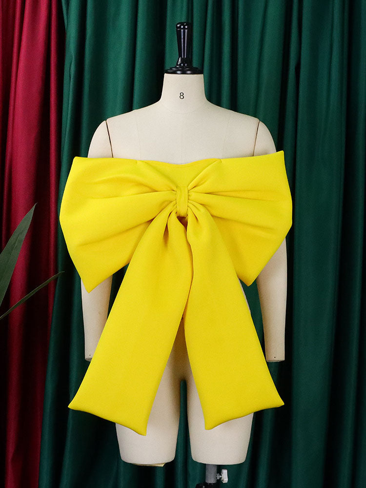 Sweet Bow Tube Tops