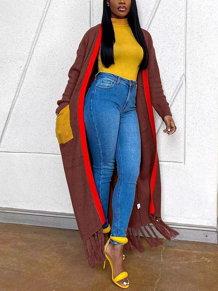 Knitted Tassel Cardigans