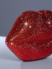 Sac à lèvres rouge flamboyant 