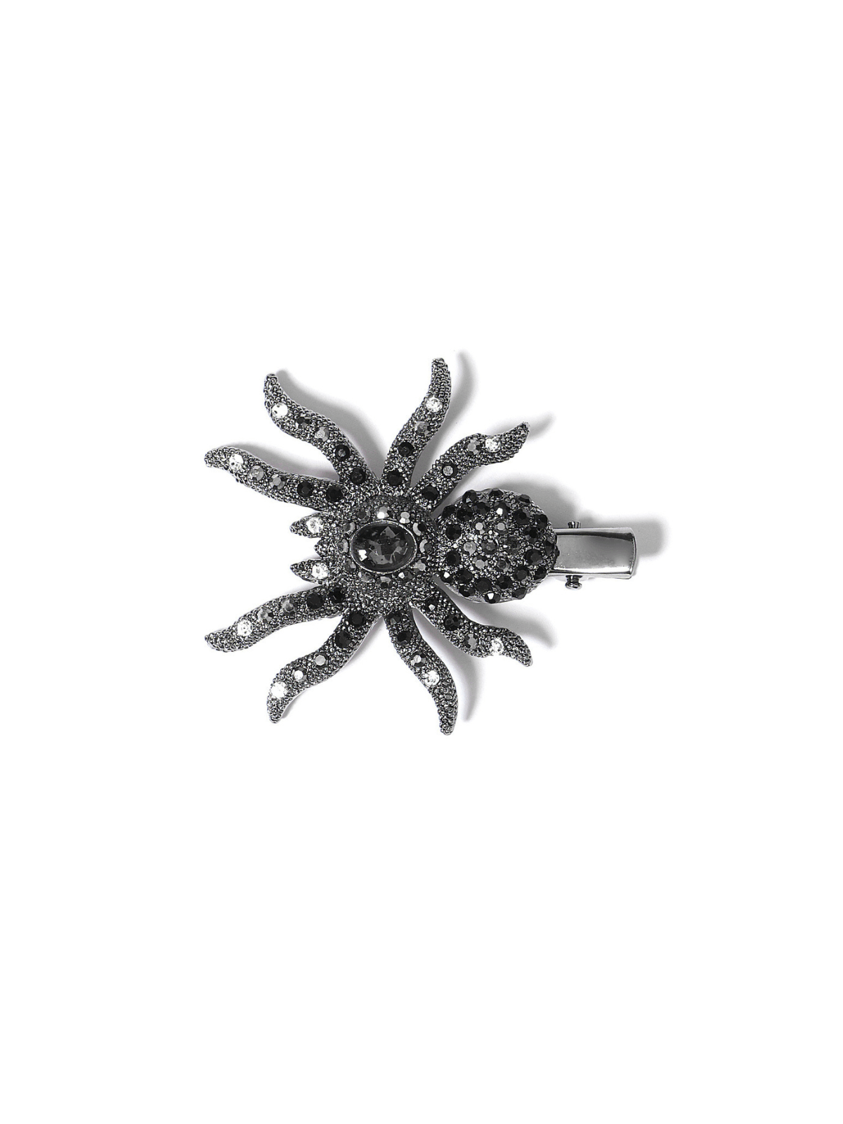Barrettes araignée en cristal