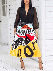 Cartoon Pleated Skirts