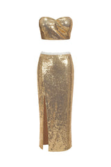 Robe midi bustier 