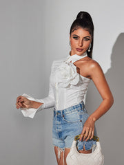 Flower Cutout Top