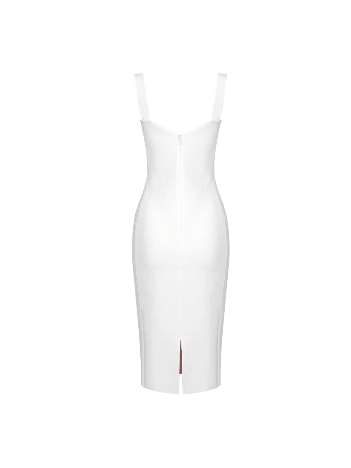 Robe bandage en dentelle blanche 