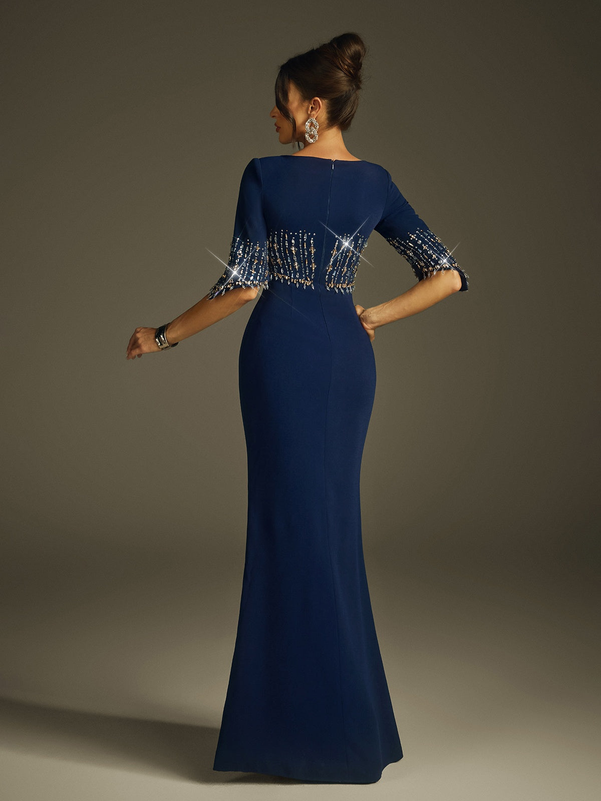 Rhinestone Maxi Dress