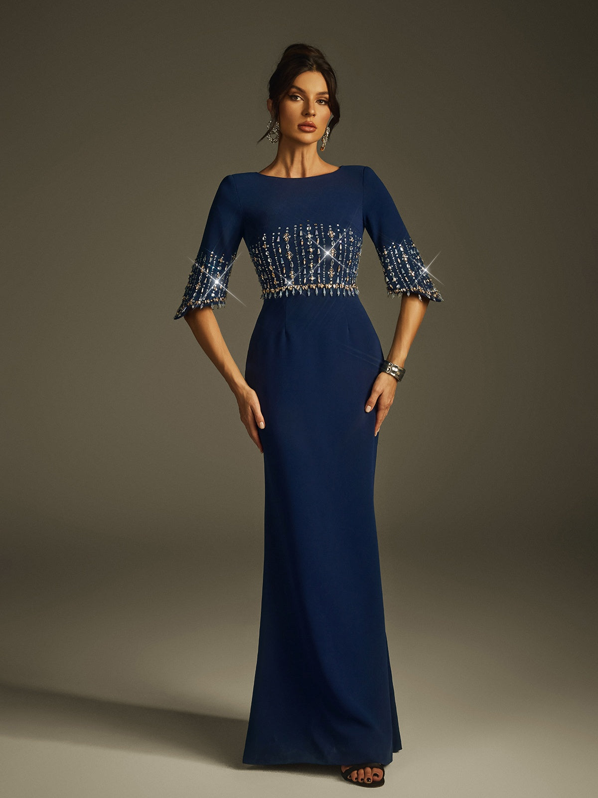 Rhinestone Maxi Dress