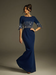 Rhinestone Maxi Dress