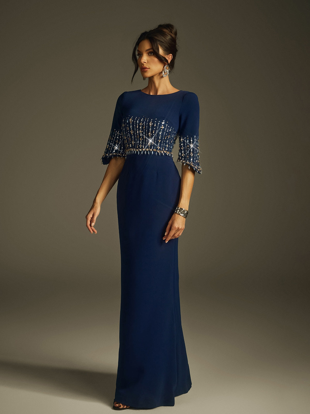 Rhinestone Maxi Dress