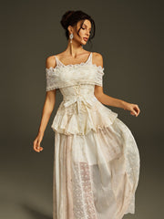 Ensemble jupe à fleurs 