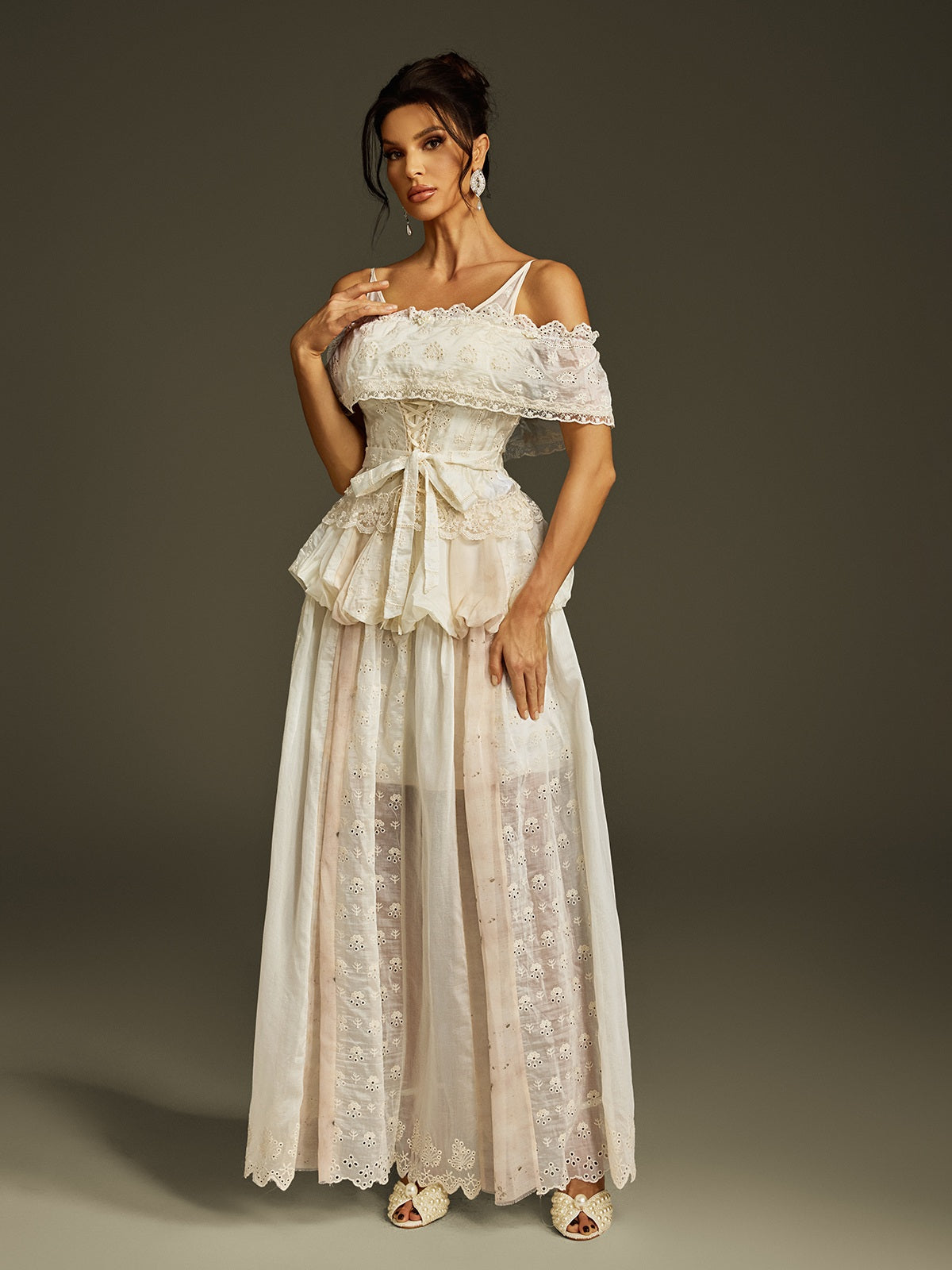 Ensemble jupe à fleurs 