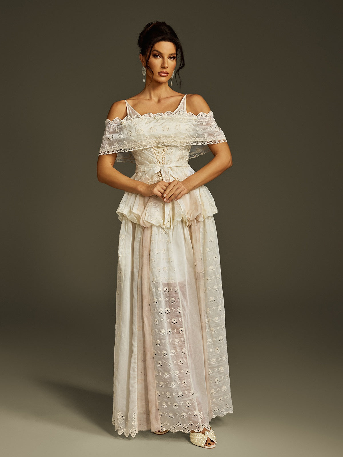 Ensemble jupe à fleurs 