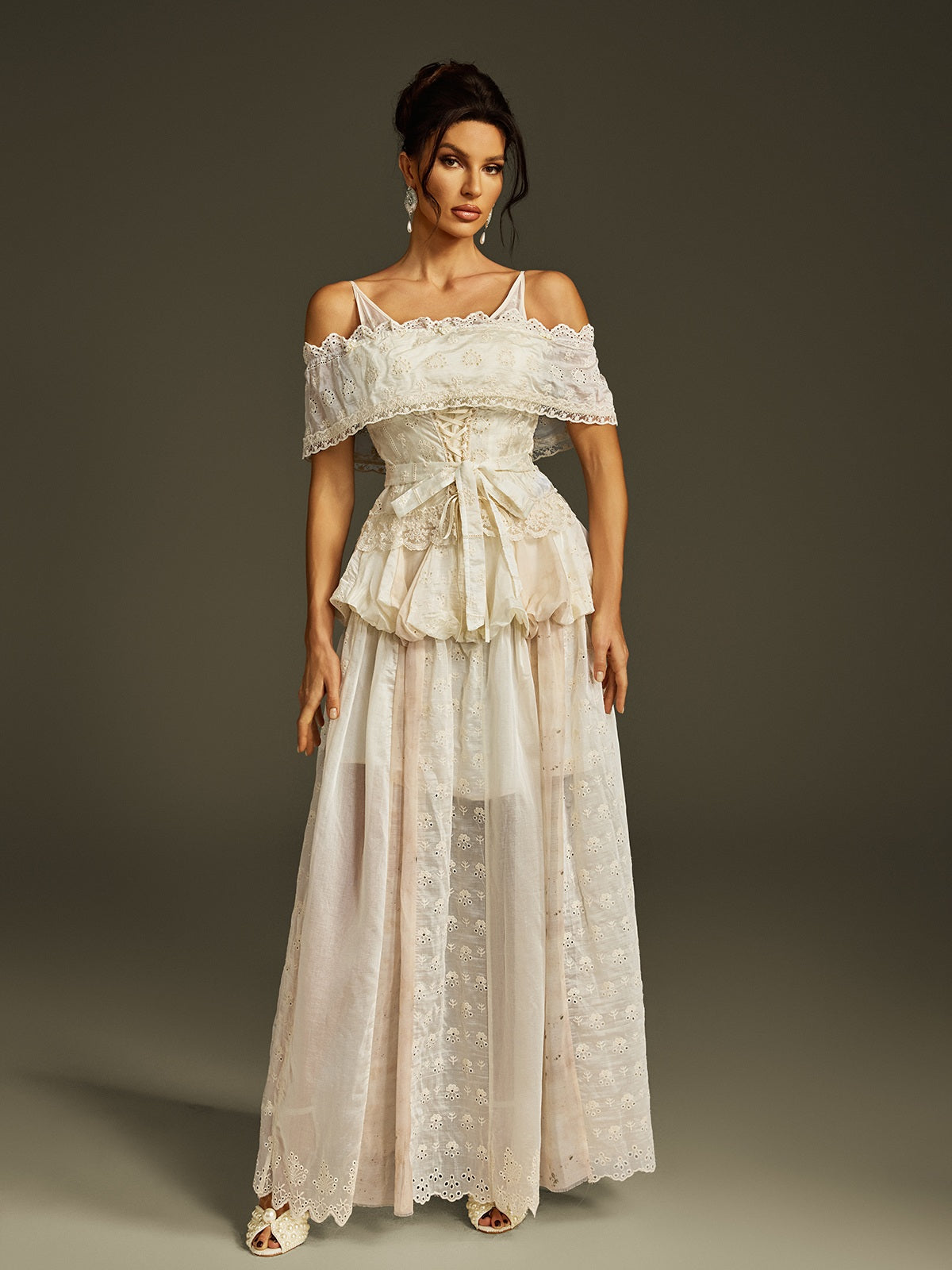 Ensemble jupe à fleurs 