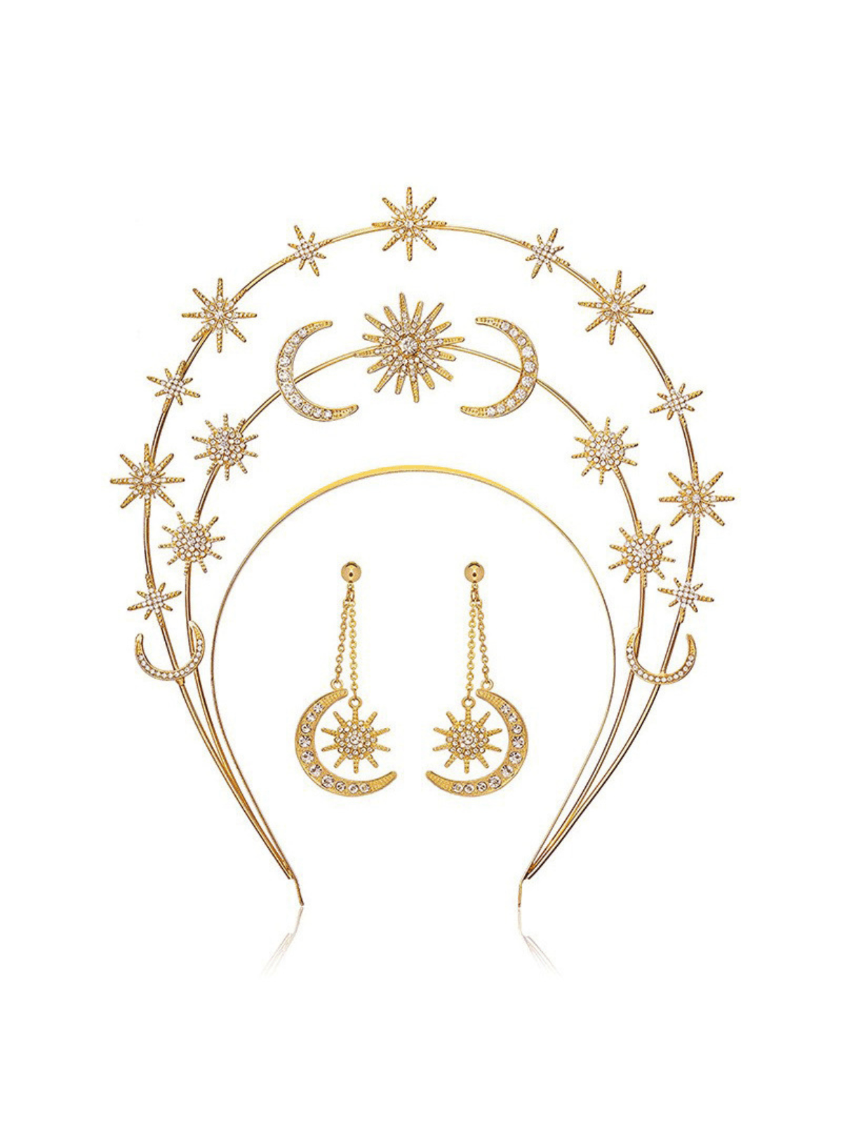 Star Moon Headband Set