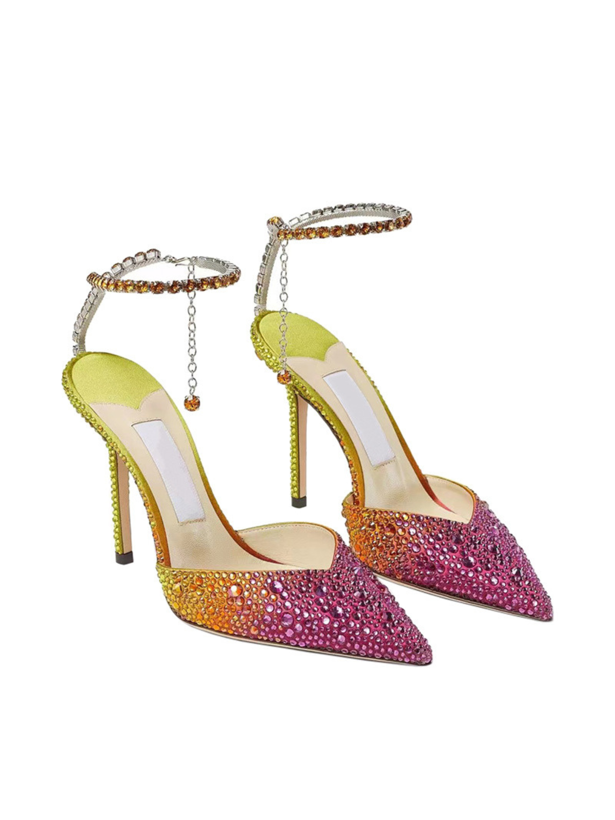 Fringe Crystal Heels