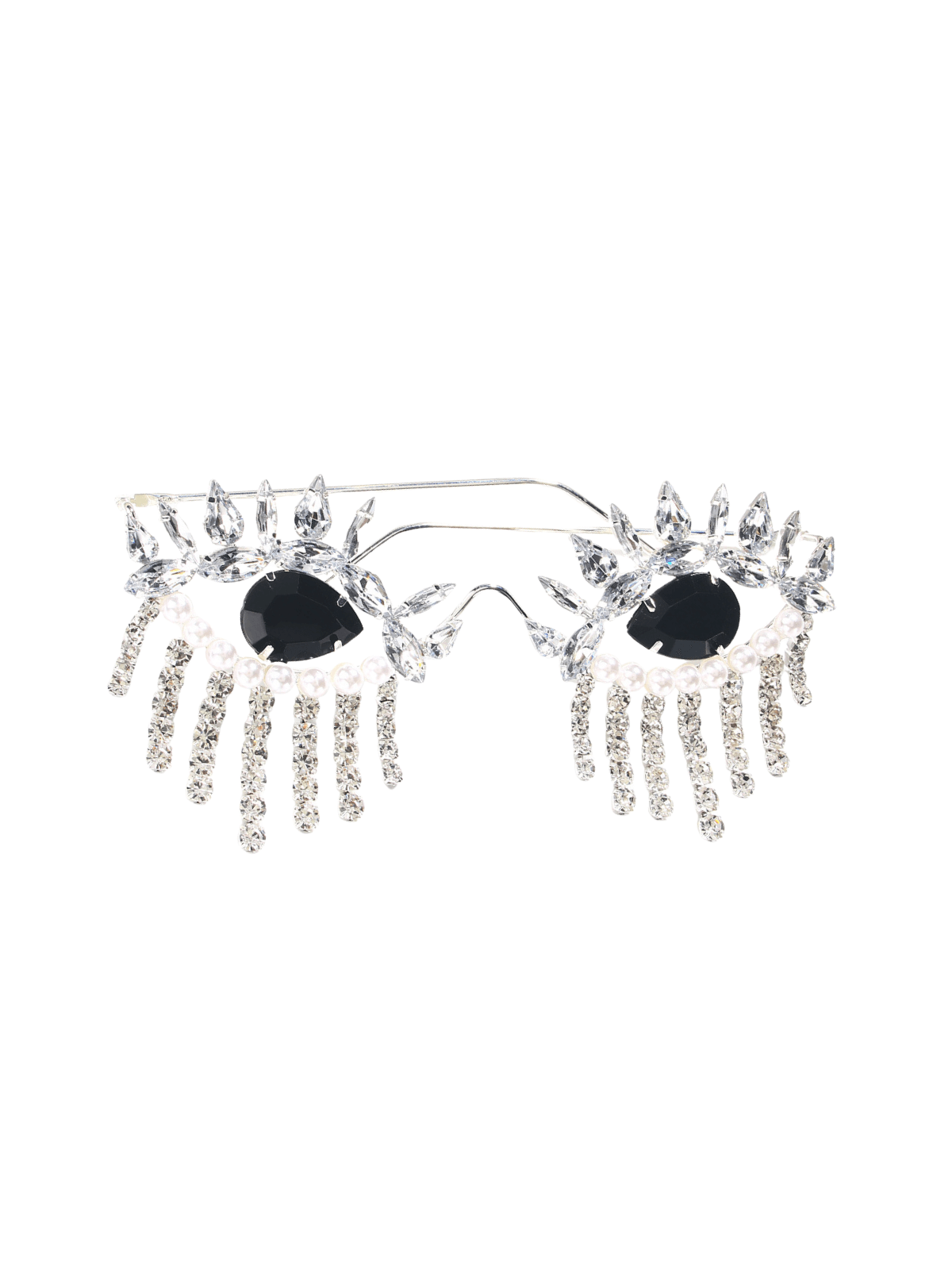 Rhinestone Fringe Sunglasses