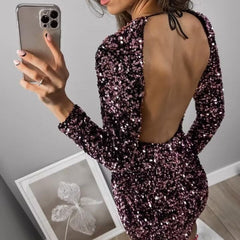 Graceful Floral Floral Hollow Out Dress