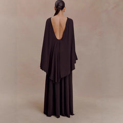 Robe longue élégante et charmante de soirée