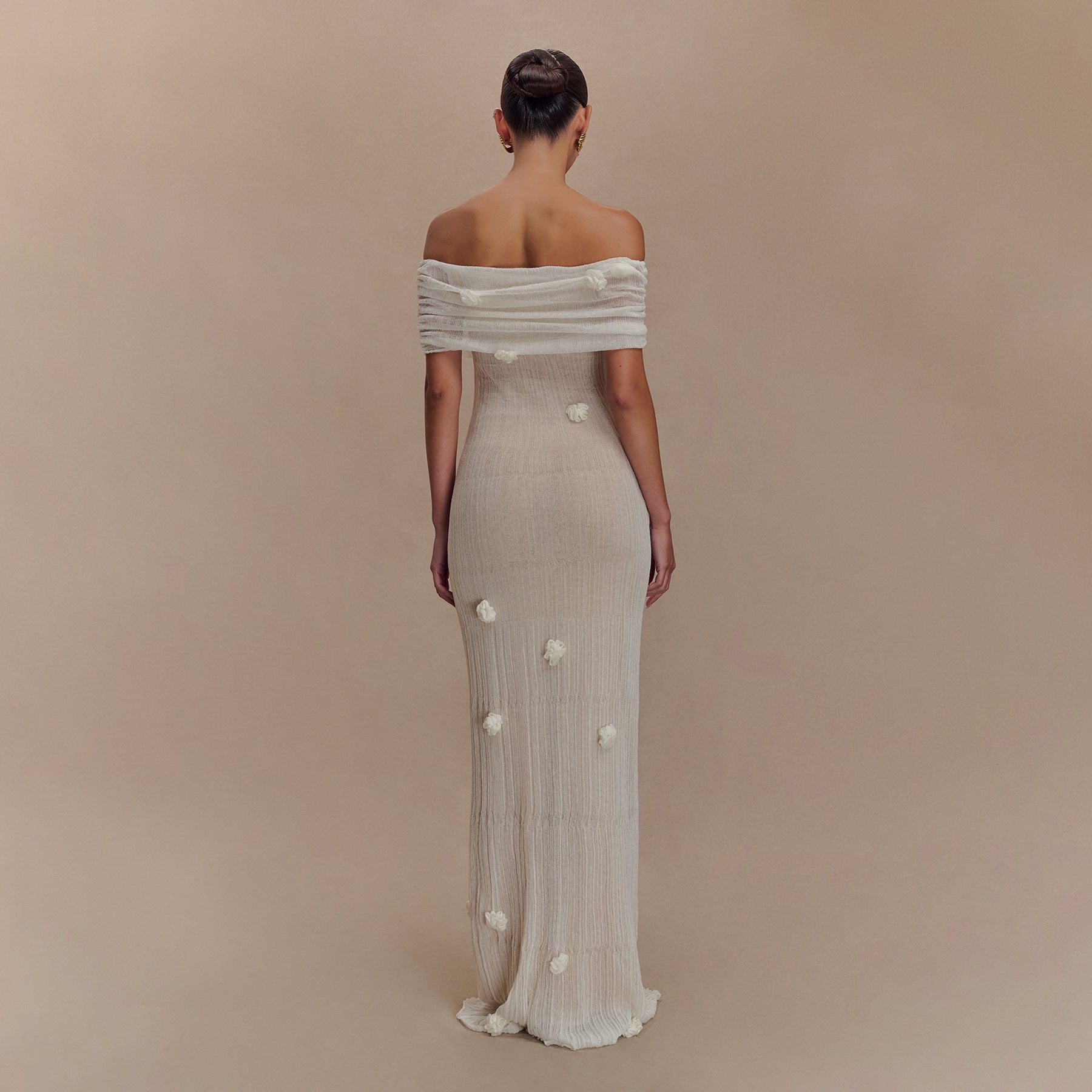 Floral Off-Shoulder Maxi Dress