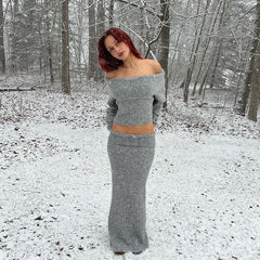 Snowfield Tranquil Knit Set