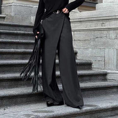 Designer Style Suiting Wide Leg Pants