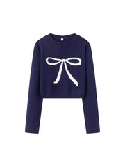 Unique Bow Graphic Sweater