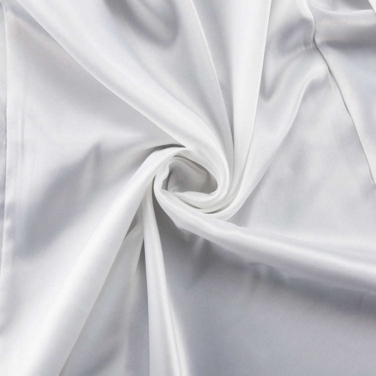 Everyday White Silk Maxi Skirt