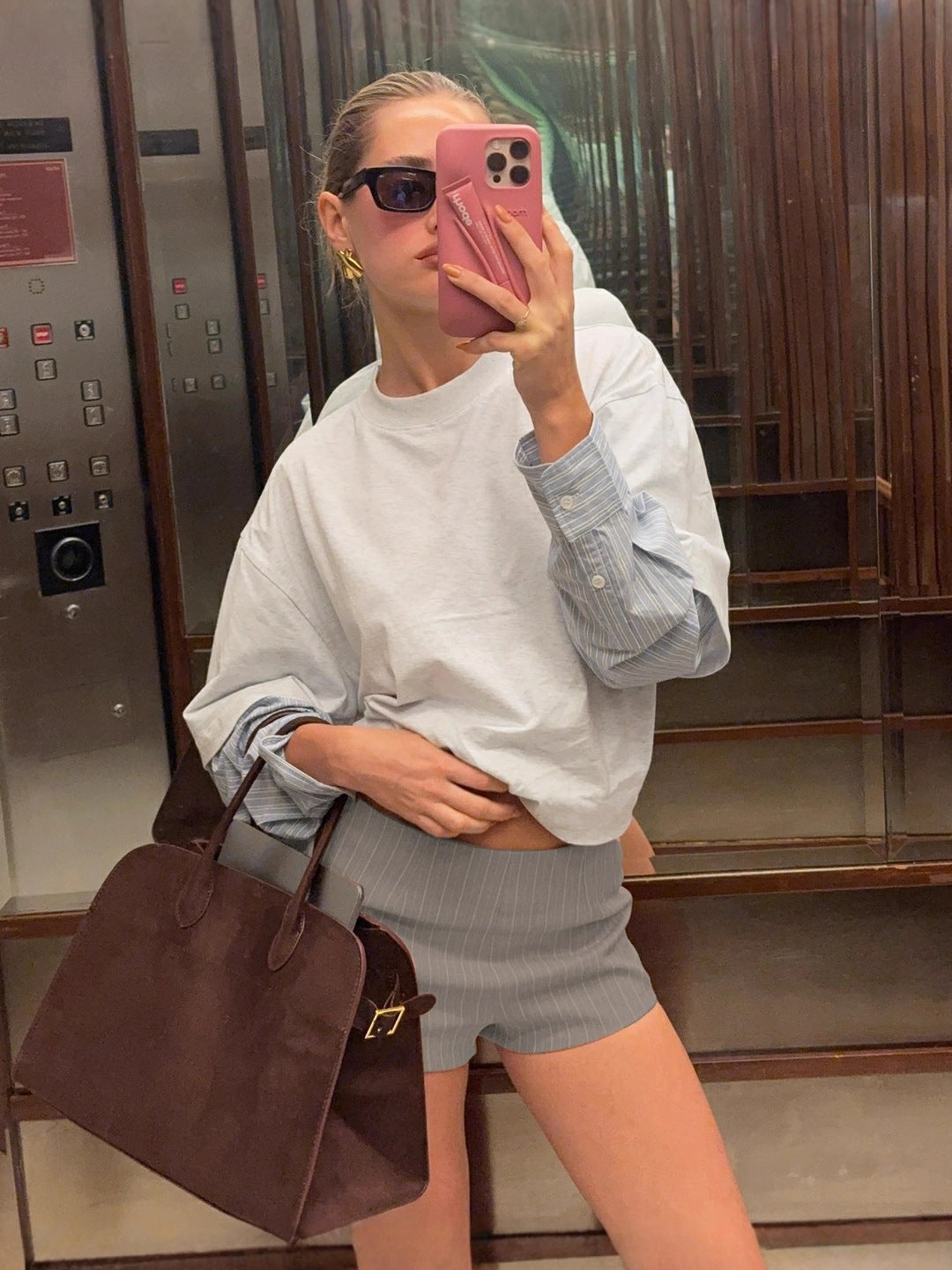 Relaxed Striped Longsleeve T-shirt