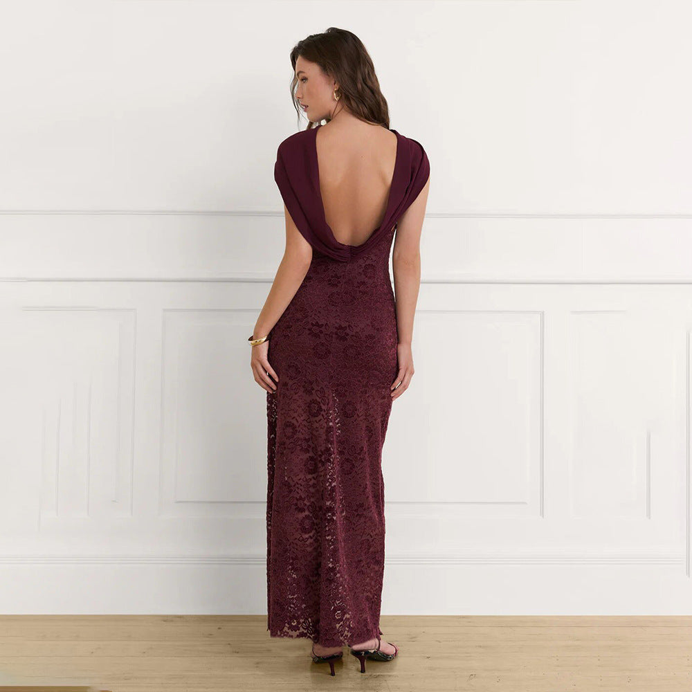 Vintage Lace Maxi Dress