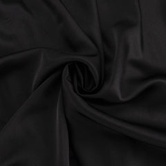 Elegant Black Silk Maxi Dress