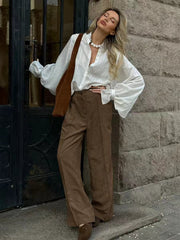 Winter Corduroy Flare Pants